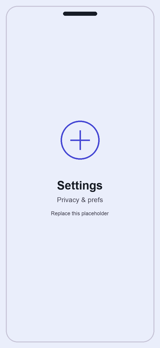 Placeholder: SayWrite settings